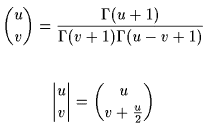 Generalized binomials
